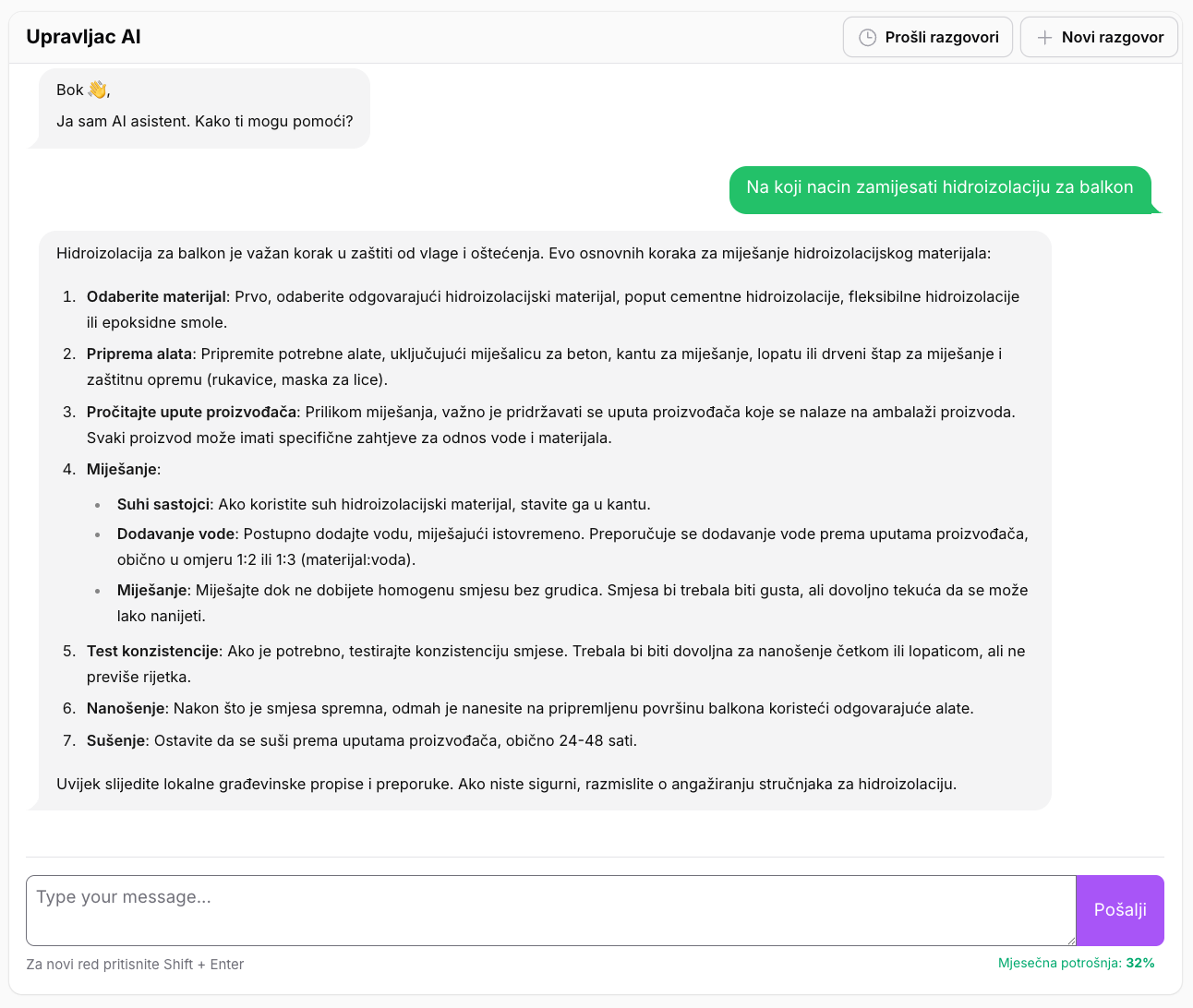 Upravljačev AI asistent